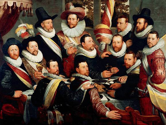 Officers of the Company of St. George  Cornelis van Haarlem   1562-1638  FHM